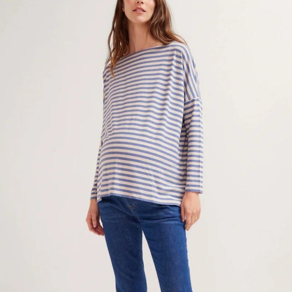 Hatch Stream Oatmeal The Perfect Long Sleeve Tee XS